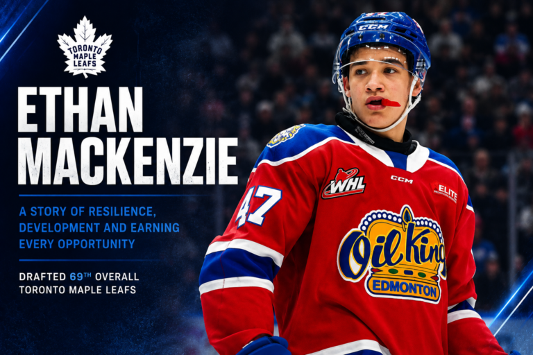 Ethan MacKenzie Didn’t Hear His Name Called Until His Third NHL Draft. That Might End Up Working in Toronto’s Favour.