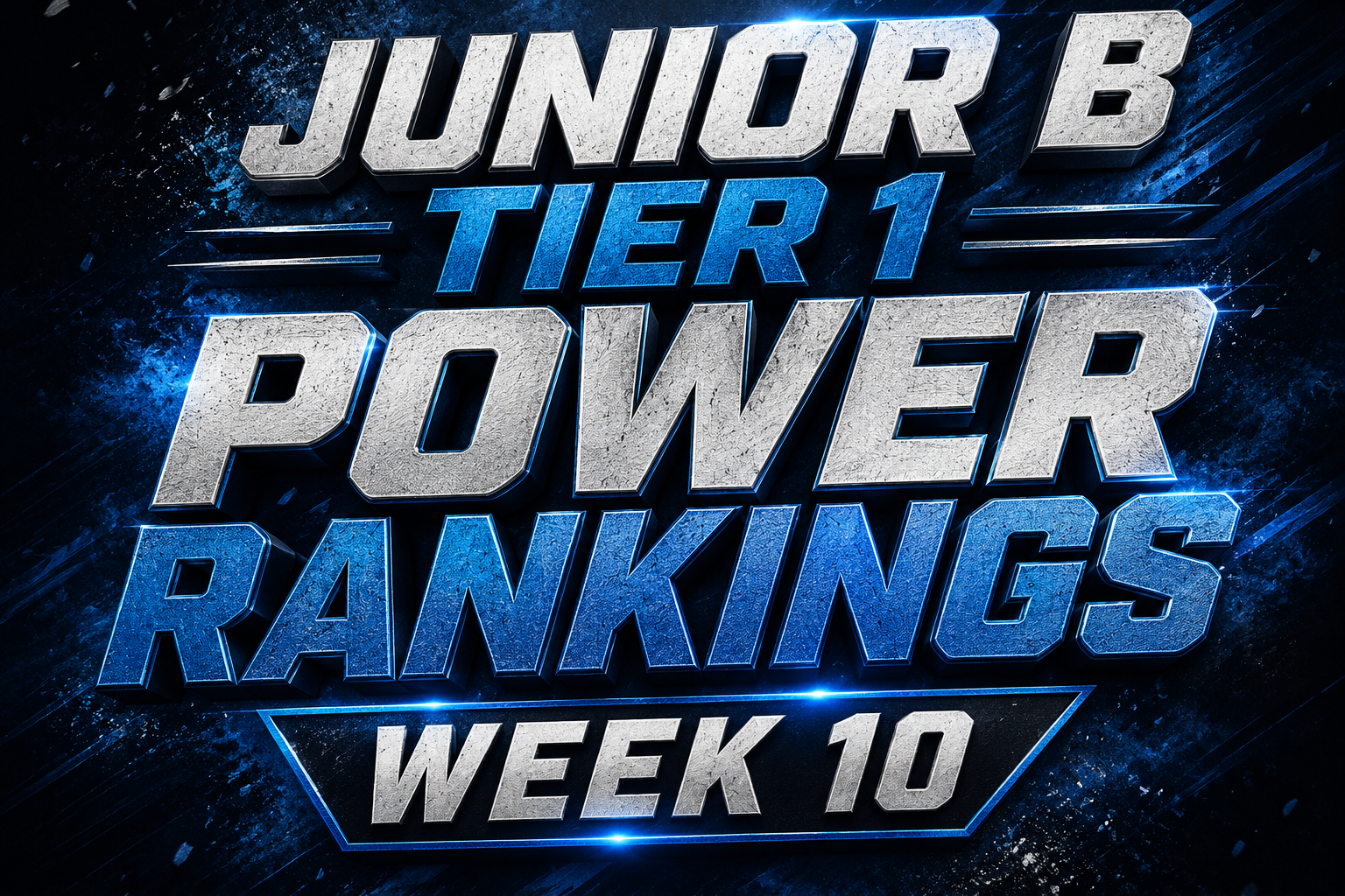 Arik’s Junior B Tier 1 Power Rankings | Week 10